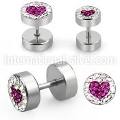 ipmch cheaters  illusion plugs and tapers surgical steel 316l ear lobe