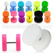 ipvrd cheaters  illusion plugs and tapers acrylic body jewelry ear lobe