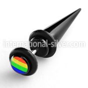 ivtpl3 cheaters illusion plugs and tapers acrylic body jewelry belly button