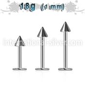 lb18cn3 labrets lip rings surgical steel 316l labrets chin