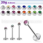 lbjb25xs stainless steel labrets helix lower lip tragus upper lip monroe piercing