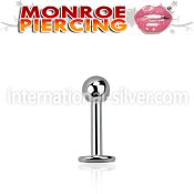 lbmnb labrets lip rings surgical steel 316l labrets chin