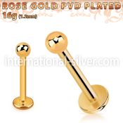 lbttb25 labrets lip rings anodized surgical steel 316l labrets chin