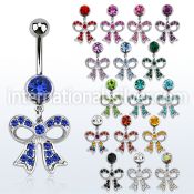 mcd359d belly rings surgical steel 316l belly button