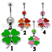 mcd393 belly rings surgical steel 316l belly button