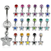 mcd398 belly rings surgical steel 316l belly button