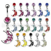 mcd401 belly rings surgical steel 316l belly button
