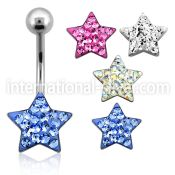 mcd427 belly rings surgical steel 316l belly button