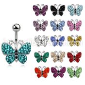 mcd448b belly rings surgical steel 316l belly button