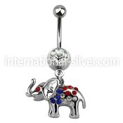 mcd467b belly rings surgical steel 316l belly button