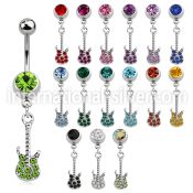 mcd538 belly rings surgical steel 316l belly button