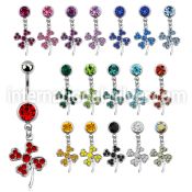 mcd541 belly rings surgical steel 316l belly button
