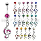 mcd576 belly rings surgical steel 316l belly button