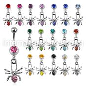 mcd673 belly rings surgical steel 316l belly button