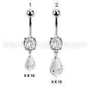 mcd710 belly rings surgical steel 316l belly button