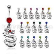 mcd721 belly rings surgical steel 316l belly button