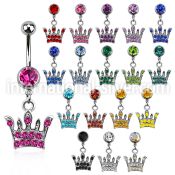 mcdcr4 belly rings surgical steel 316l belly button