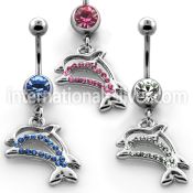 mcddp17 belly rings surgical steel 316l belly button