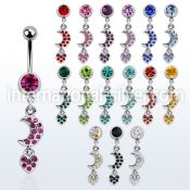 mcdmh belly rings surgical steel 316l belly button