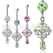 mcdrp1 belly rings surgical steel 316l belly button