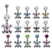 mcdsk4 belly rings surgical steel 316l belly button