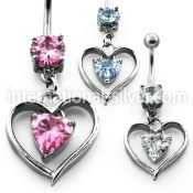 mcdz306 belly rings surgical steel 316l belly button