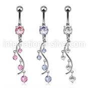 mcdz359 belly rings surgical steel 316l belly button