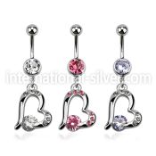 mcdz362 belly rings surgical steel 316l belly button