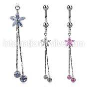 mcdz364 belly rings surgical steel 316l belly button