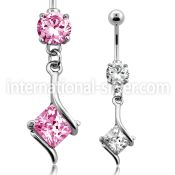 mcdz406 belly rings surgical steel 316l belly button