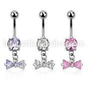 mcdz408 belly rings surgical steel 316l belly button