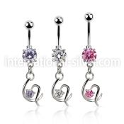 mcdz731 belly rings surgical steel 316l belly button