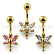 mdgz1 belly rings anodized surgical steel 316l belly button