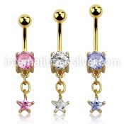 mdgz523 belly rings anodized surgical steel 316l belly button