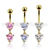 mdgz528 belly rings anodized surgical steel 316l belly button