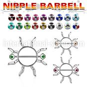 mjnp104 straight barbells surgical steel 316l nipple
