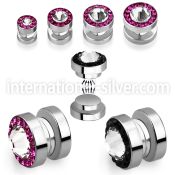 mpgcb cheaters  illusion plugs and tapers surgical steel 316l ear lobe