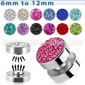 mpmc cheaters  illusion plugs and tapers surgical steel 316l belly button