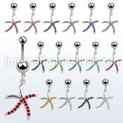 msd643 belly rings surgical steel 316l belly button