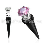 mvtpz6 cheaters  illusion plugs and tapers acrylic body jewelry belly button