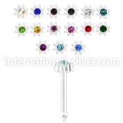 nbac3 nose bone acrylic body jewelry nose