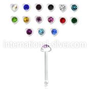 nbac5 nose bone acrylic body jewelry nose