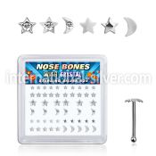 nbbxm8c 925 silver nose bones nose piercing