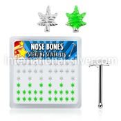 nbma nose bone silver 925 nose