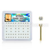 nbtz2xc surgical steel nose bones nose  piercing