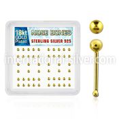 nbx18b2 nose bone silver 925 nose