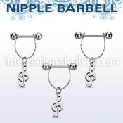 npdl8 straight barbells surgical steel 316l nipple