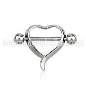 npsh11 straight barbells surgical steel 316l nipple
