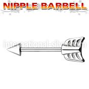 npsh8 straight barbells surgical steel 316l nipple