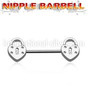 npsh9 straight barbells surgical steel 316l nipple